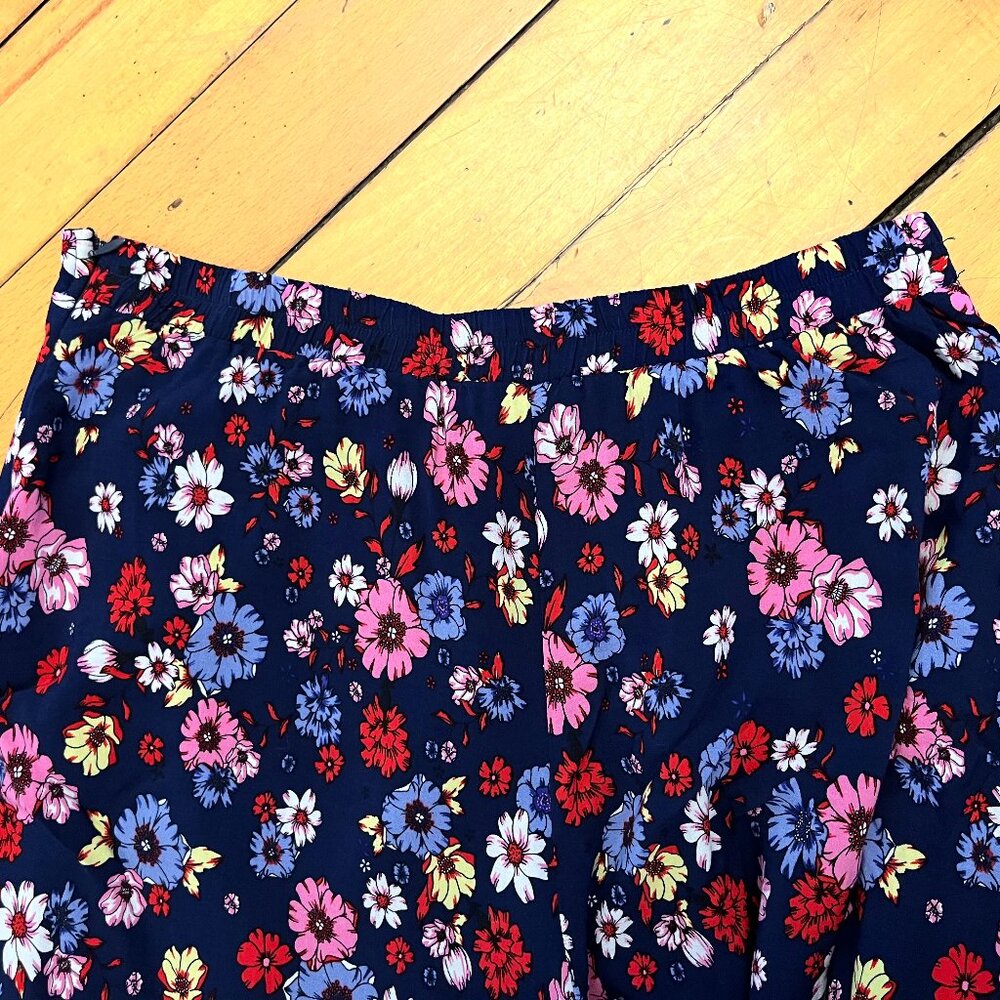 Lulus High Rise Floral Boho Wide Leg Pant, Size Large - Picture 6 of 12